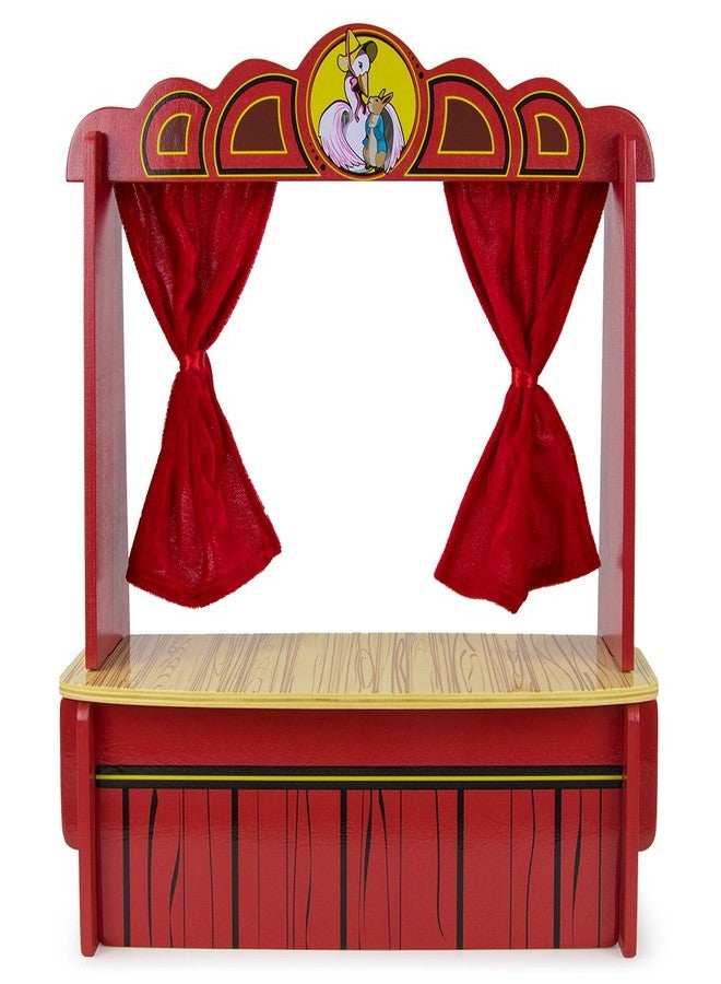 Imagination Generation Wooden Wonders Mother Goose's Tabletop Puppet Theater - Image 2